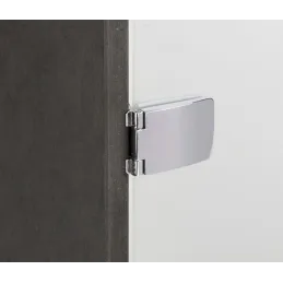Cerniera per porte in vetro SEE-ME / Cromo lucido