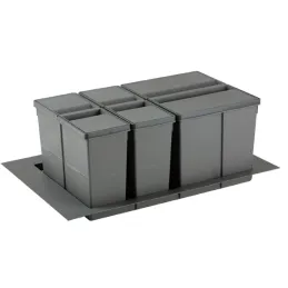 Pattumiera estraibile SISTEMA 9XL 800 mm / Grigia