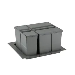Pattumiera estraibile SISTEMA 9XL 600 mm / Grigio