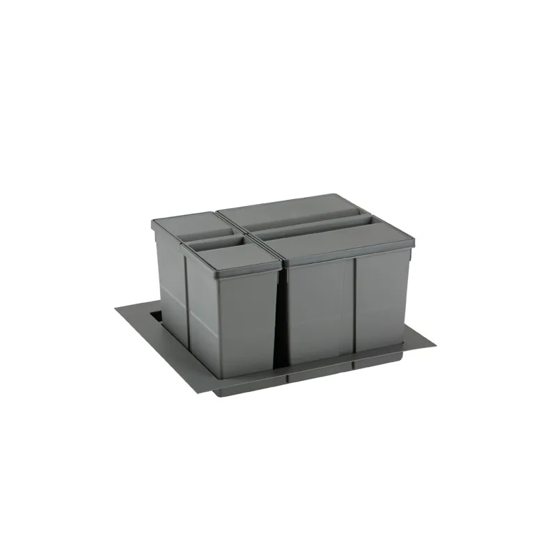 Pattumiera estraibile SISTEMA 9XL 600 mm / Grigio