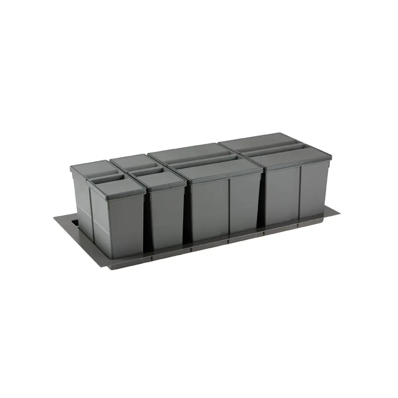 Cestino per rifiuti da cassetto SISTEMA 9XL 1000 mm / Grigio