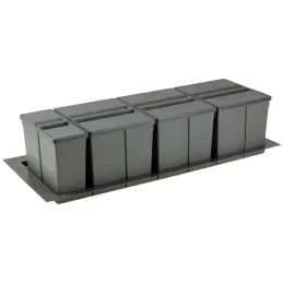 Pattumiera da cassetto SISTEMA 9XL 1200 mm / Grigio