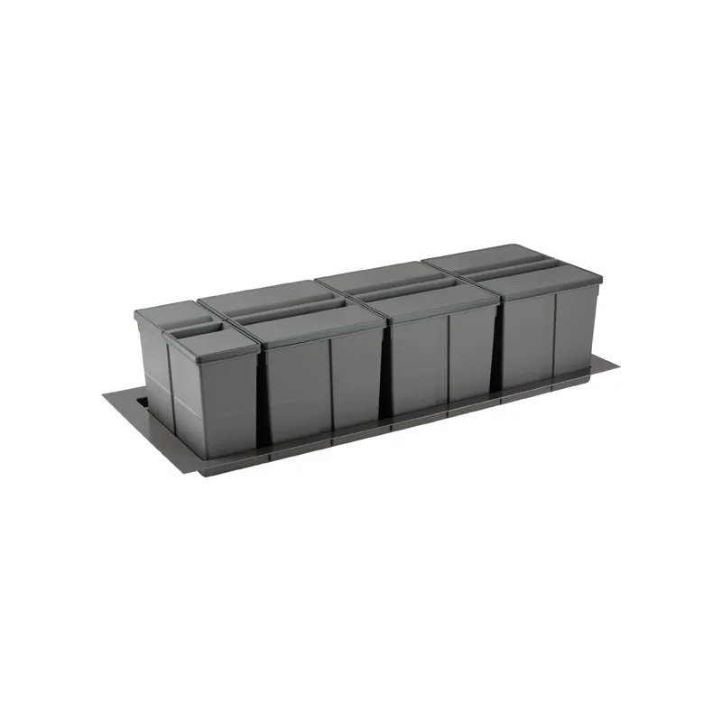 Pattumiera da cassetto SISTEMA 9XL 1200 mm / Grigio