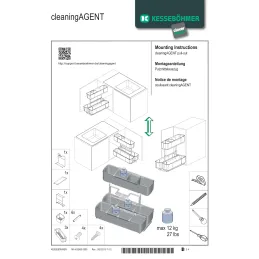 Cestello ad estrazione totale Cleaning agent K-Line / Antracite