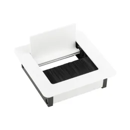 Passacavi LUXURY senza ammortizzazione 100 mm / Bianco opaco