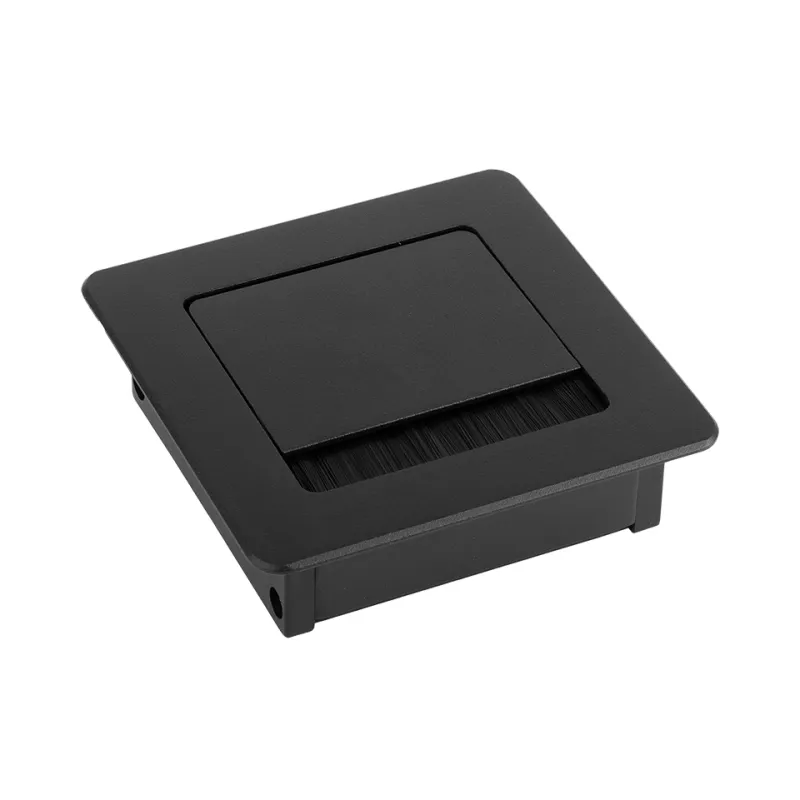 Passacavi LUXURY senza smorzamento 100 mm / Nero opaco