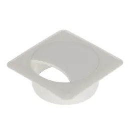 Passacavi QUADRO PVC / Bianco