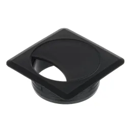Passacavo QUADRO PVC / Nero
