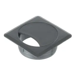 Passacavi QUADRO in PVC / Argento