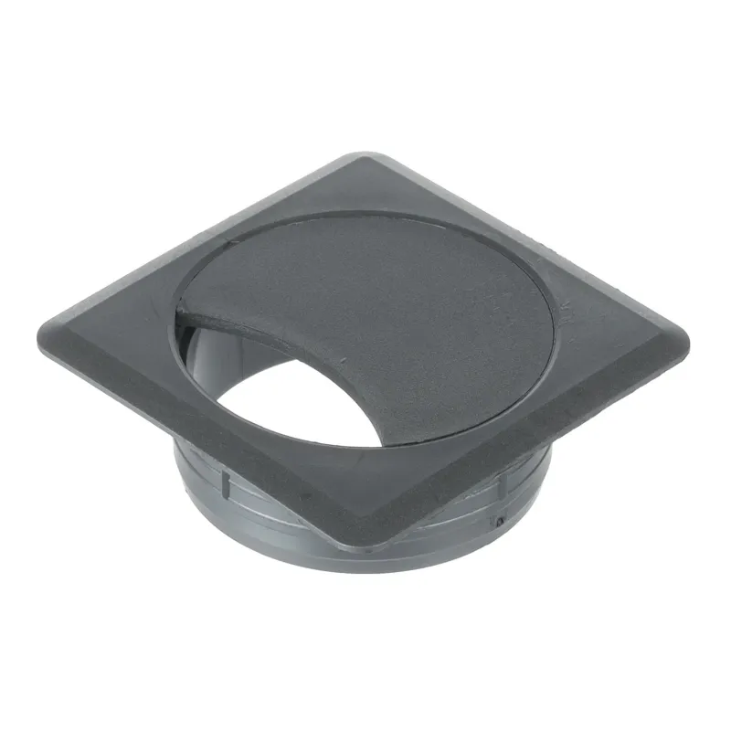 Passacavi QUADRO in PVC / Argento