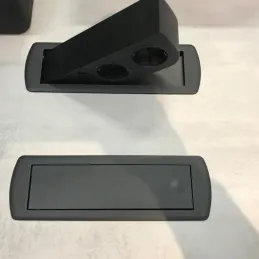 Presa elettrica a scomparsa CIZO 2x230 + 2xUSB - SCHUKO / Nera
