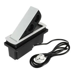 Presa elettrica a scomparsa CIZO 2x230 + 2xUSB - SCHUKO / Bianca
