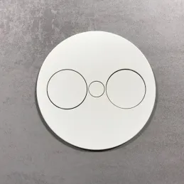 Presa elettrica Twist 2x 230V SCHUKO / Bianco opaco