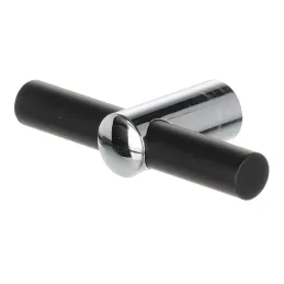 Pomello MARITA / Nero - cromo lucido