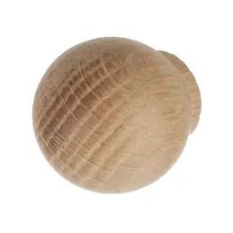 Pomello WOOD / Rovere non verniciato