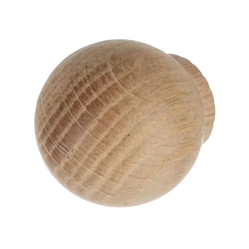 Pomello WOOD / Rovere non verniciato