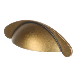 Maniglia SHELL / Ottone patinato