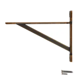Supporto per mensola ZAIRA / Ottone anticato
