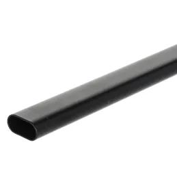 Bastone appendiabiti ovale per guardaroba / Nero opaco