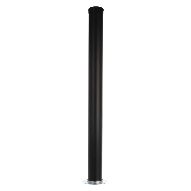Gamba per tavolo SIMPLE Nero opaco / 60 mm