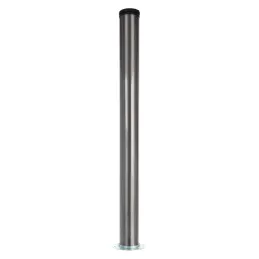 Gamba da tavolo SIMPLE in acciaio inox / 60 mm