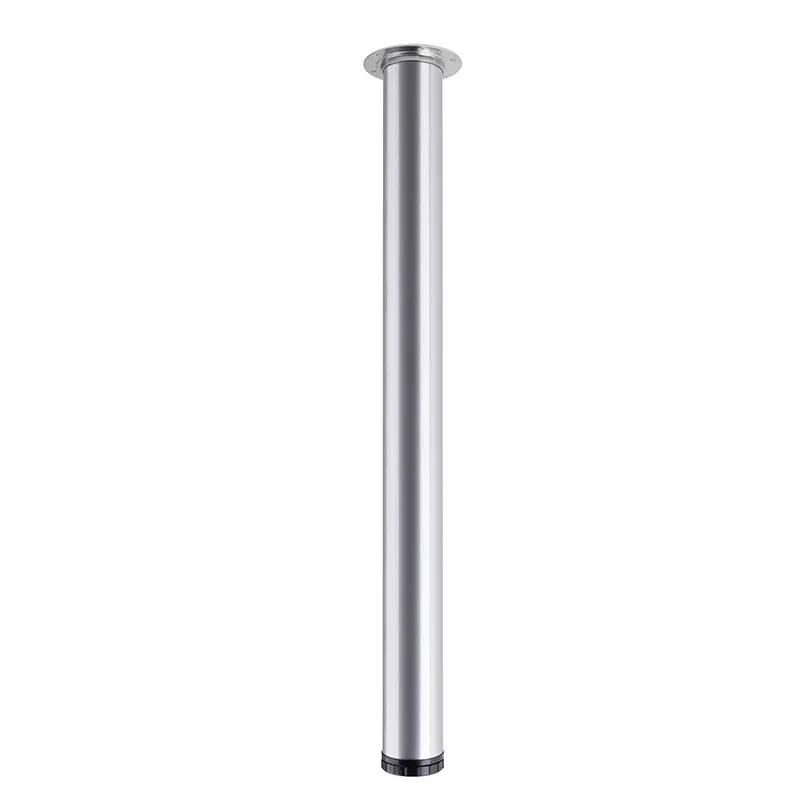 Gamba per tavolo SIMPLE Argento lucido / 60 mm