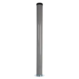 Gamba per tavolo SIMPLE Grigio lucido / 60 mm