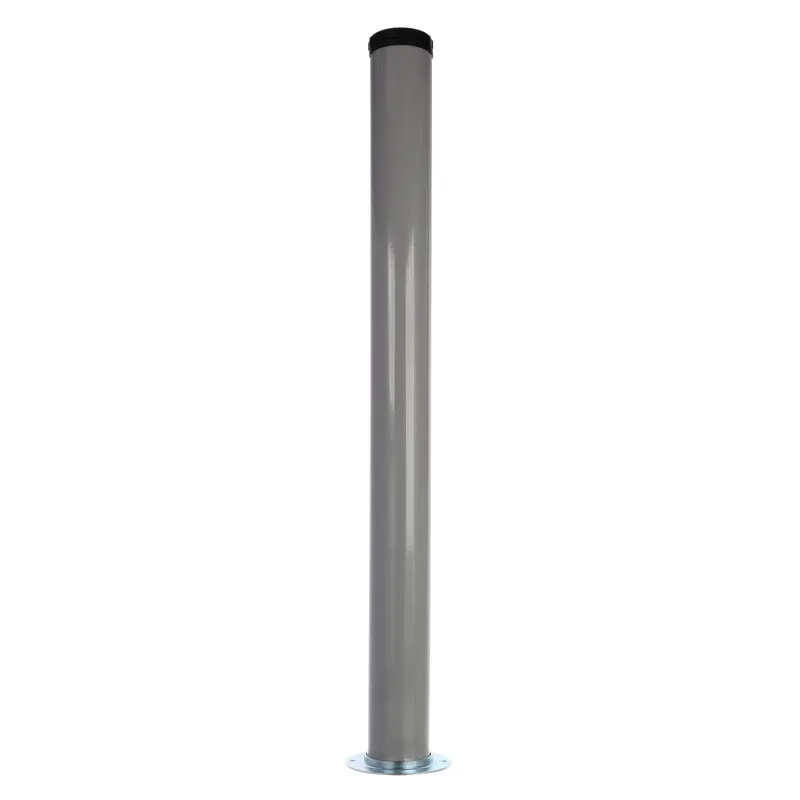 Gamba per tavolo SIMPLE Grigio lucido / 60 mm