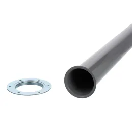 Gamba per tavolo SIMPLE Grigio lucido / 60 mm