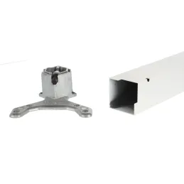 Gamba da tavolo QUADRA 60x60 / Bianco lucido