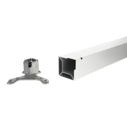 Gamba da tavolo QUADRA 80x80 / Bianco lucido