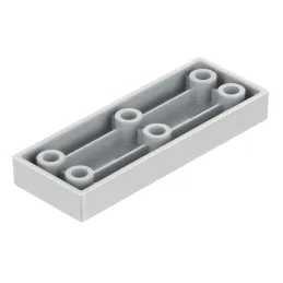 Piedino in plastica 10 mm 80x30 / Grigio