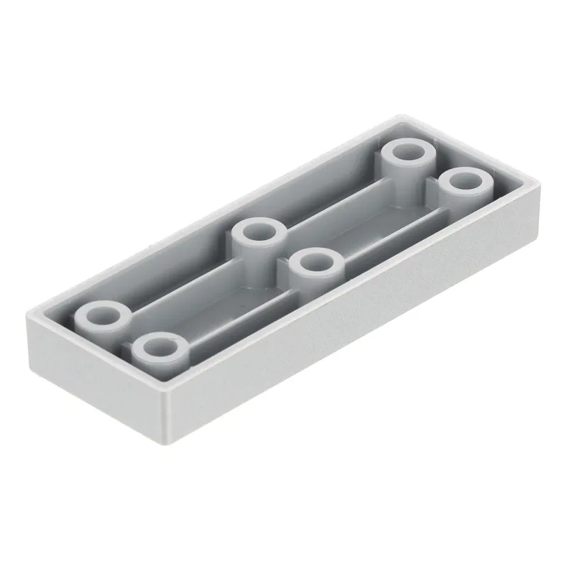 Piedino in plastica 10 mm 80x30 / Grigio