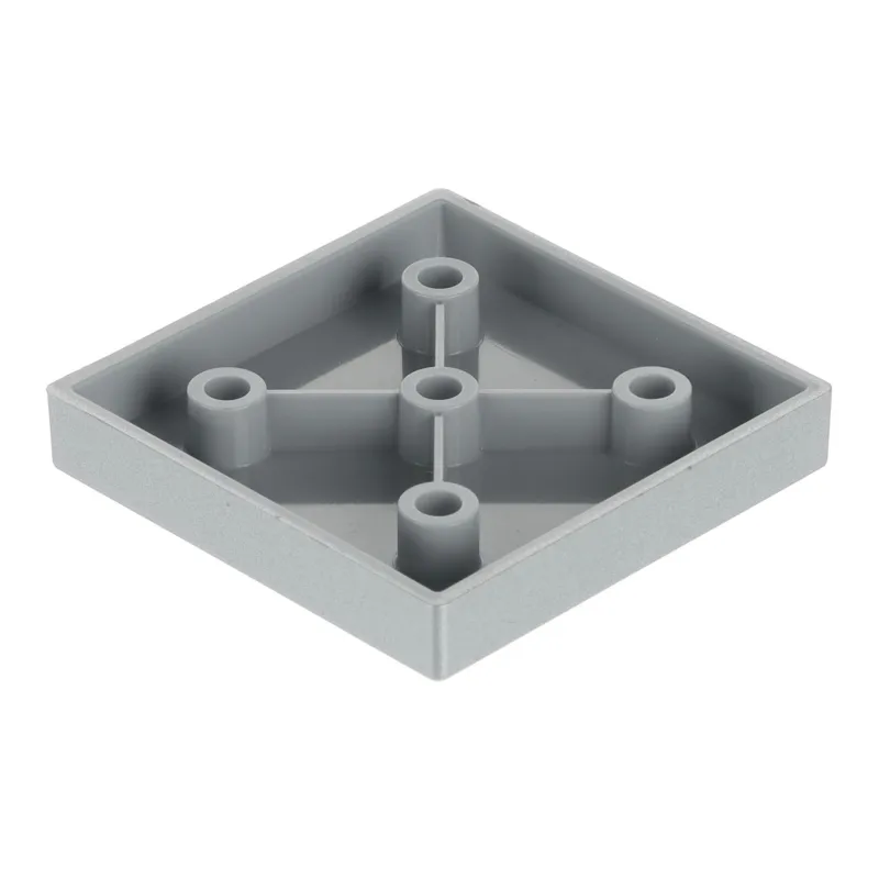 Piedino in plastica 10 mm 60x60 / Grigio