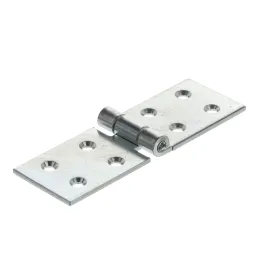 Cerniera a bandella 120 x 40 mm / Zinco bianco