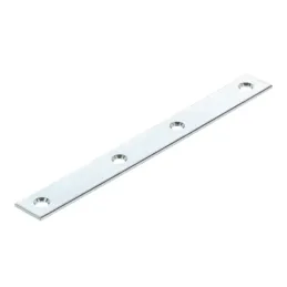 Piastra di giunzione 140 x 15 mm / Zinco bianco