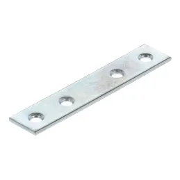 Piastra di giunzione 80 x 15 mm / Zinco bianco