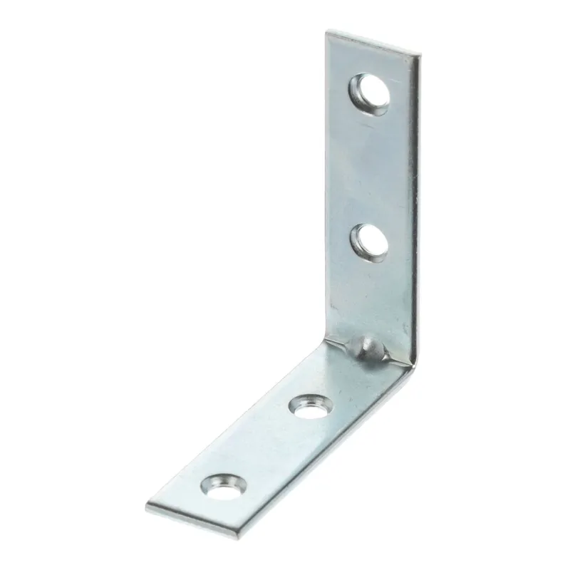 Squadra di giunzione 50 x 50 mm - 10 pz / Zinco bianco