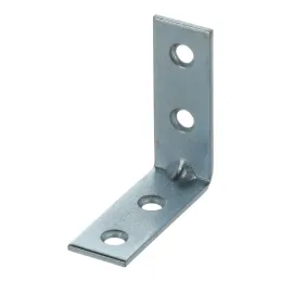 Squadretta di giunzione 40 x 40 mm – 10 pezzi / Zinco bianco