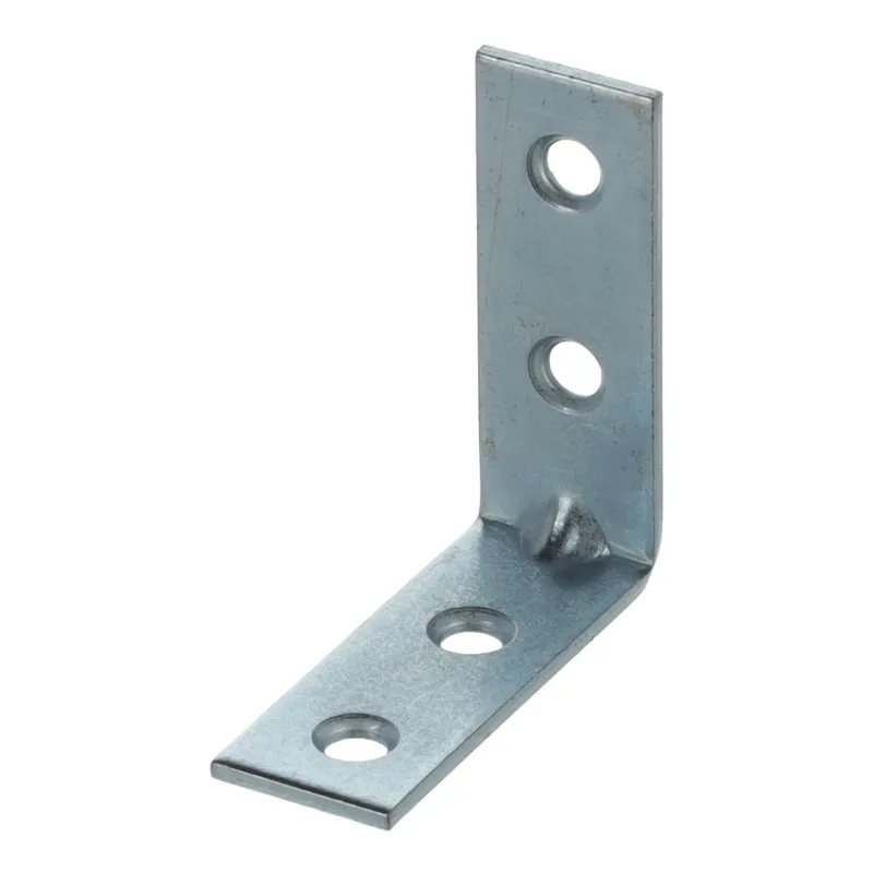 Squadretta di giunzione 40 x 40 mm – 10 pezzi / Zinco bianco