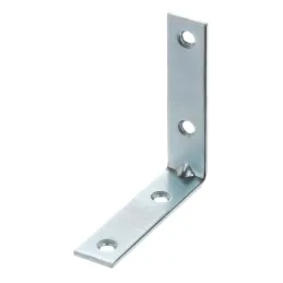 Angolare di giunzione 60 x 60 mm – 10 pezzi / Zinco bianco