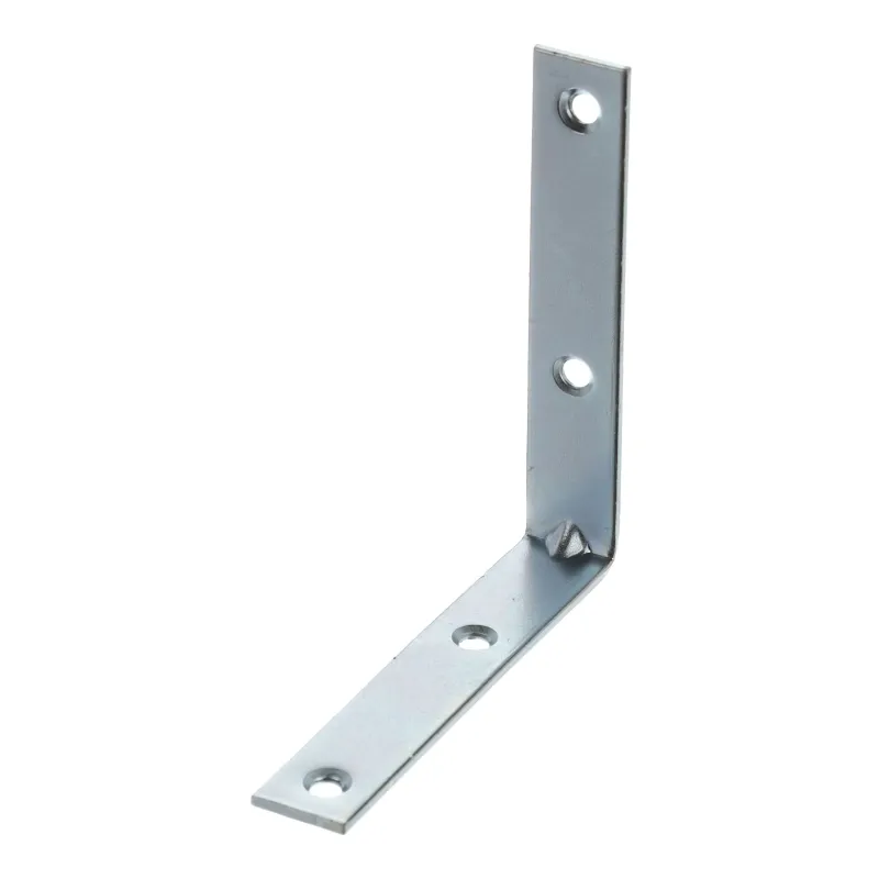 Squadra di giunzione 80 x 80 mm - 10 pz / Zinco bianco