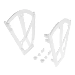 Sistema basculante per scarpe a due file / Bianco – coppia