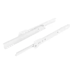 Semplice cassetto estraibile con rotella - bianco
