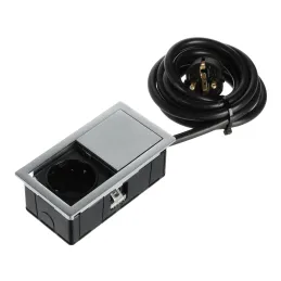 Presa elettrica VersaHit Mono 1 x 230V SCHUKO / Acciaio inox