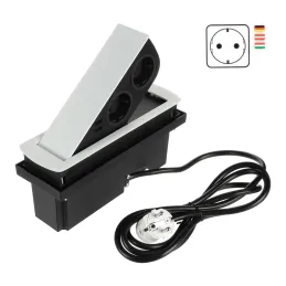 Presa elettrica a scomparsa CIZO 2x230 + 2xUSB - SCHUKO / Bianca