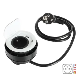Presa da incasso RING FRENCH 1 x 230 V + 1 x USB / Bianco opaco