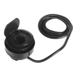 Presa da incasso RING SCHUKO 1 x 230 V + 1 x USB / Nero opaco