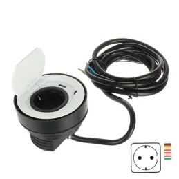 Presa da interno RING SCHUKO 1 x 230 V + 1 x USB / Bianco opaco