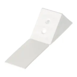 Squadra di giunzione in PVC grande / Bianca